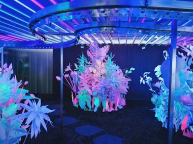 Decoracions de paper amb efecte fluorescència